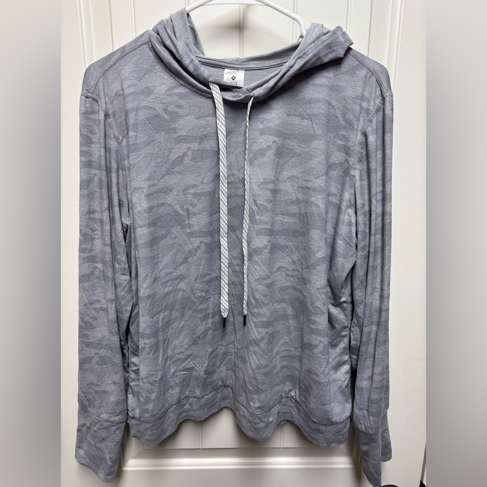 Gray Camouflage Women's Hoodie